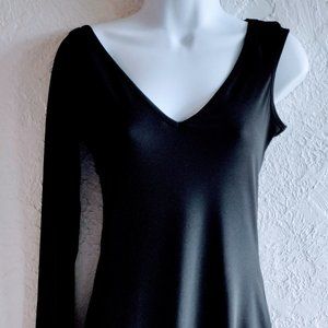 Black Asymmetrical Cut Dress size small